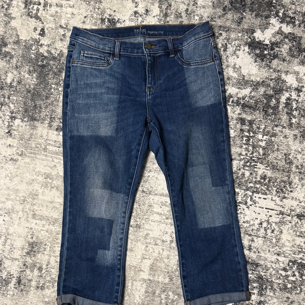 Soho Women's Dark Blue Ankle Jeans